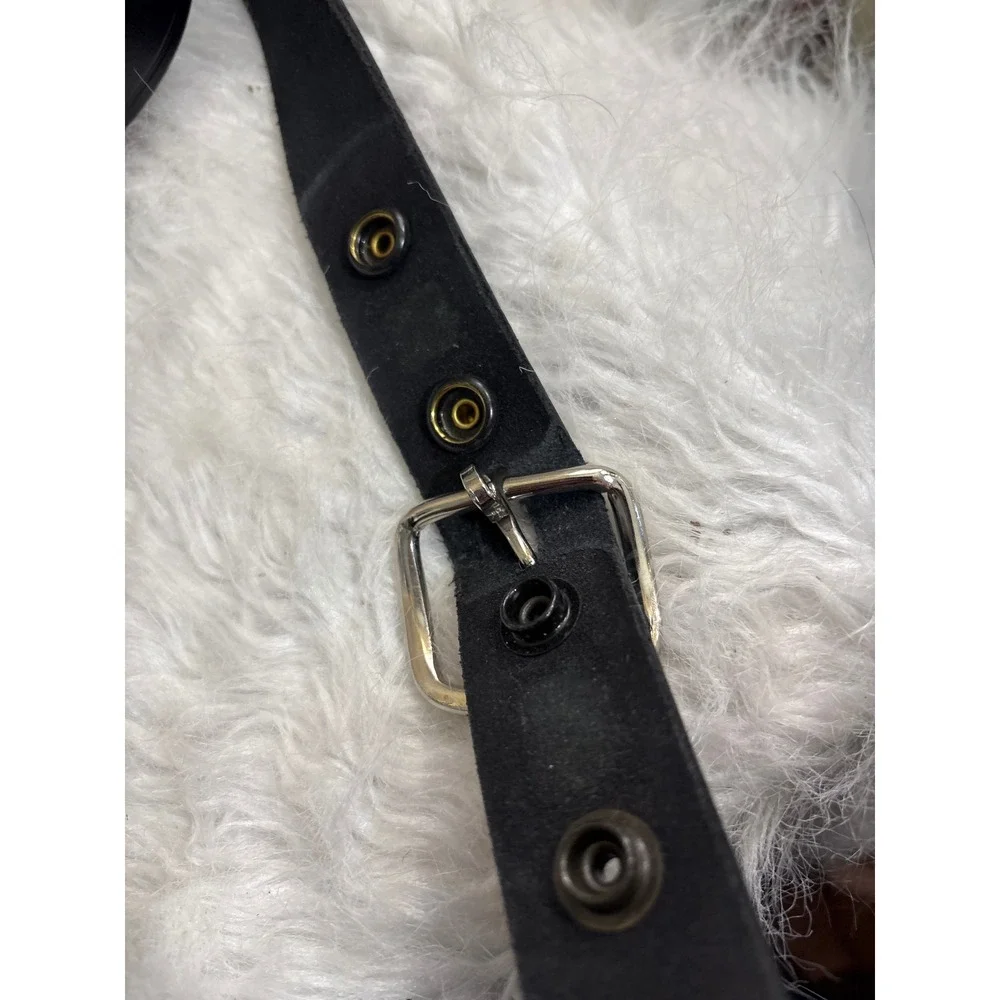 Boston Leather 6601 Mens Black Leather Uniform Belt USA Made USPS Approved 36